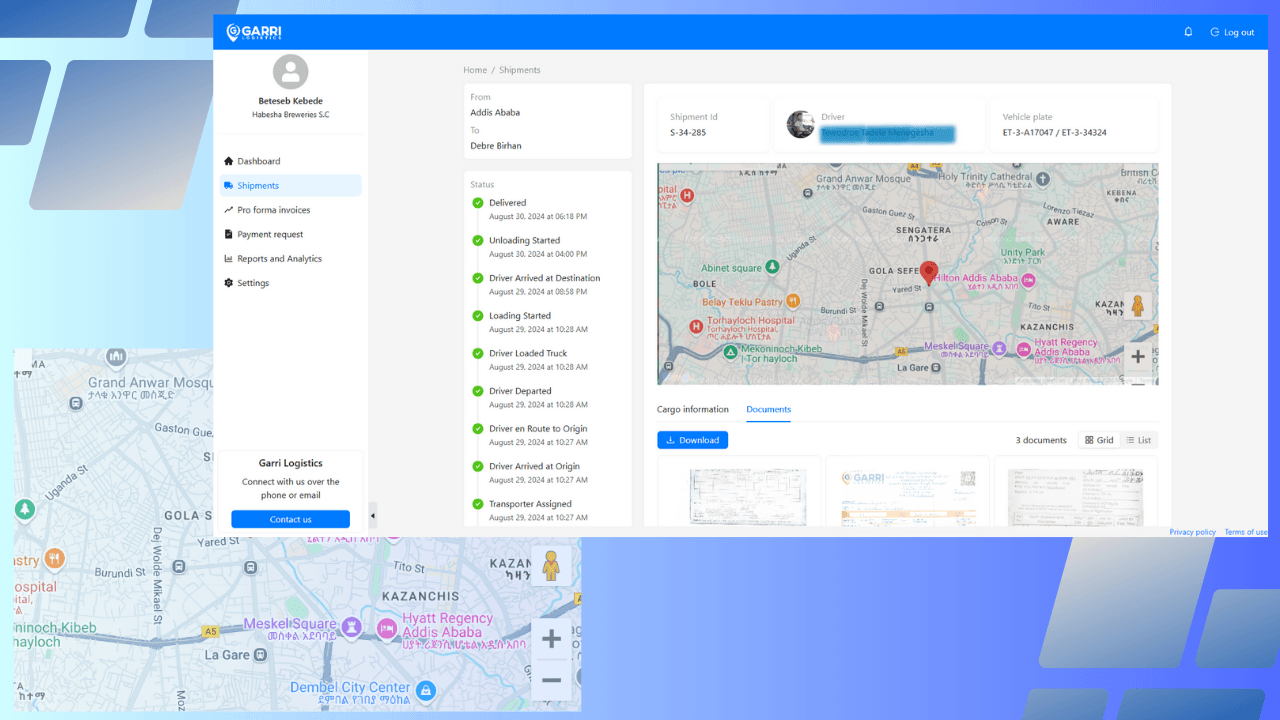 Multi-Tenant Transport Management System